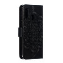 Mandala Embossing Pattern Horizontal Flip Leather Case for Galaxy A20e, with Holder & Card Slots & Wallet & Photo Frame & Lanyard(Black)