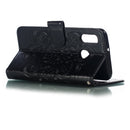 Mandala Embossing Pattern Horizontal Flip Leather Case for Galaxy A20e, with Holder & Card Slots & Wallet & Photo Frame & Lanyard(Black)