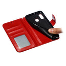 Mandala Embossing Pattern Horizontal Flip Leather Case for Galaxy A20e, with Holder & Card Slots & Wallet & Photo Frame & Lanyard(Red)