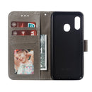 Mandala Embossing Pattern Horizontal Flip Leather Case for Galaxy A20e, with Holder & Card Slots & Wallet & Photo Frame & Lanyard(Gray)