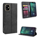 Magnetic Buckle Retro Crazy Horse Texture Horizontal Flip Leather Case for Apple iPhone 11 6.1 inch, with Holder & Card Slots & Photo Frame(Black)