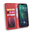 Magnetic Buckle Retro Crazy Horse Texture Horizontal Flip Leather Case for Apple iPhone 11 6.1 inch, with Holder & Card Slots & Photo Frame(Red)