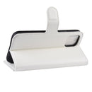 Litchi Texture Horizontal Flip Leather Case for iPhone 11, with Wallet & Holder & Card Slots(white)