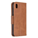 Retro Lambskin Texture Pure Color Horizontal Flip PU Leather Case for Huawei Y5 2019 & Honor 8s, with Holder & Card Slots & Wallet & Lanyard(Brown)