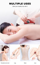 K-SKIN KD817 Facial Scratch Pad Dredge Meridian Soothing Fatigue Scraping Plate Electric Massager Soothing Stress USB Charging(White)