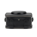 Full Body Camera PU Leather Case Bag with Strap for Fujifilm Instax Square SQ20(Black)