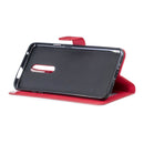 Crazy Horse Texture Horizontal Flip Leather Case for OnePlus 7 Pro, with Holder & Card Slots & Wallet & Photo Frame(Red)