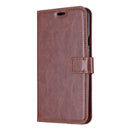 Crazy Horse Texture Horizontal Flip Leather Case for OnePlus 7 Pro, with Holder & Card Slots & Wallet & Photo Frame(Brown)