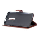 Crazy Horse Texture Horizontal Flip Leather Case for OnePlus 7 Pro, with Holder & Card Slots & Wallet & Photo Frame(Brown)
