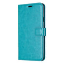 Crazy Horse Texture Horizontal Flip Leather Case for OnePlus 7 Pro, with Holder & Card Slots & Wallet & Photo Frame(Blue)