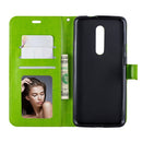Crazy Horse Texture Horizontal Flip Leather Case for OnePlus 7 Pro, with Holder & Card Slots & Wallet & Photo Frame(Green)