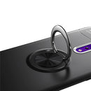 Metal Ring Holder 360 Degree Rotating TPU Case for OPPO RENO Z(Black+Blue)