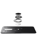 Metal Ring Holder 360 Degree Rotating TPU Case for OPPO RENO Z(Black+Blue)