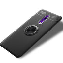 Metal Ring Holder 360 Degree Rotating TPU Case for OPPO RENO Z(Black+Blue)