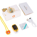 Pediatric Finger Pulse Oximeter Neonatal Blood Oxygen Children Kids Rechargeable USB Infant Blood Oxygen Monitor