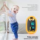 Pediatric Finger Pulse Oximeter Neonatal Blood Oxygen Children Kids Rechargeable USB Infant Blood Oxygen Monitor(Orange)