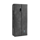 Magnetic Buckle Retro Crazy Horse Texture Horizontal Flip Leather Case for Nokia 2.2, with Holder & Card Slots & Photo Frame(Black)