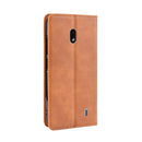 Magnetic Buckle Retro Crazy Horse Texture Horizontal Flip Leather Case for Nokia 2.2, with Holder & Card Slots & Photo Frame(Brown)