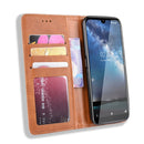 Magnetic Buckle Retro Crazy Horse Texture Horizontal Flip Leather Case for Nokia 2.2, with Holder & Card Slots & Photo Frame(Brown)