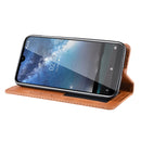Magnetic Buckle Retro Crazy Horse Texture Horizontal Flip Leather Case for Nokia 2.2, with Holder & Card Slots & Photo Frame(Brown)