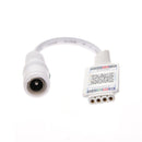 Mini RGB Bluetooth Controller Light Strip Controller For RGB LED Strip DC5V 12V 24V(Black)