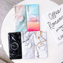 Glossy Marble Folding Bracket Anti-drop TPU Case for Huawei P30 Pro(Z7)