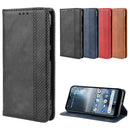 Magnetic Buckle Retro Crazy Horse Texture Horizontal Flip Leather Case for Nokia 4.2, with Holder & Card Slots & Photo Frame(Black)