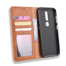 Magnetic Buckle Retro Crazy Horse Texture Horizontal Flip Leather Case for Nokia 4.2, with Holder & Card Slots & Photo Frame(Brown)