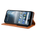 Magnetic Buckle Retro Crazy Horse Texture Horizontal Flip Leather Case for Nokia 4.2, with Holder & Card Slots & Photo Frame(Brown)