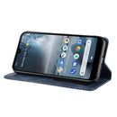Magnetic Buckle Retro Crazy Horse Texture Horizontal Flip Leather Case for Nokia 4.2, with Holder & Card Slots & Photo Frame(Blue)
