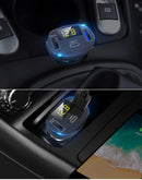 C02 Car Power Adapter in-car Phone Charger Type-C Fast Charger QC3.0 Dual USB Ports DC5V 2.4A 12V 24V Cigarette Lighter Power Supply