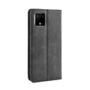 Magnetic Buckle Retro Crazy Horse Texture Horizontal Flip Leather Case for Google Pixel 4xl, with Holder & Card Slots & Photo Frame(Black)