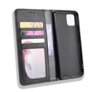 Magnetic Buckle Retro Crazy Horse Texture Horizontal Flip Leather Case for Google Pixel 4xl, with Holder & Card Slots & Photo Frame(Black)