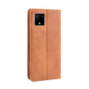 Magnetic Buckle Retro Crazy Horse Texture Horizontal Flip Leather Case for Google Pixel 4xl, with Holder & Card Slots & Photo Frame(Brown)