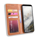 Magnetic Buckle Retro Crazy Horse Texture Horizontal Flip Leather Case for Google Pixel 4xl, with Holder & Card Slots & Photo Frame(Brown)