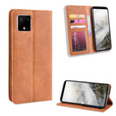 Magnetic Buckle Retro Crazy Horse Texture Horizontal Flip Leather Case for Google Pixel 4xl, with Holder & Card Slots & Photo Frame(Brown)