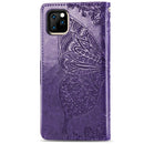 Butterfly Love Flowers Embossing Horizontal Flip Leather Case for iPhone 11, with Holder & Card Slots & Wallet & Lanyard(Dark purple)