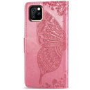 Butterfly Love Flowers Embossing Horizontal Flip Leather Case for iPhone 11, with Holder & Card Slots & Wallet & Lanyard(Pink)