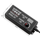 AC To DC Adjustable Voltage Power Adapter Universal Power Supply Display Screen Power Switching Charger US, Output Voltage:9-24V-3A
