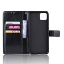 Retro Crazy Horse Texture Horizontal Flip Leather Case for Google Pixel 4XL, with Holder & Card Slots & Photo Frame(Black)