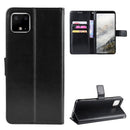 Retro Crazy Horse Texture Horizontal Flip Leather Case for Google Pixel 4XL, with Holder & Card Slots & Photo Frame(Black)