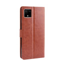 Retro Crazy Horse Texture Horizontal Flip Leather Case for Google Pixel 4XL, with Holder & Card Slots & Photo Frame(Brown)
