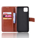 Retro Crazy Horse Texture Horizontal Flip Leather Case for Google Pixel 4XL, with Holder & Card Slots & Photo Frame(Brown)