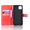 Retro Crazy Horse Texture Horizontal Flip Leather Case for Google Pixel 4XL, with Holder & Card Slots & Photo Frame(Red)
