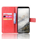 Retro Crazy Horse Texture Horizontal Flip Leather Case for Google Pixel 4XL, with Holder & Card Slots & Photo Frame(Red)