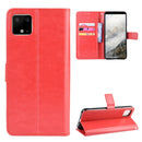 Retro Crazy Horse Texture Horizontal Flip Leather Case for Google Pixel 4XL, with Holder & Card Slots & Photo Frame(Red)