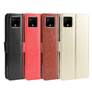 Retro Crazy Horse Texture Horizontal Flip Leather Case for Google Pixel 4XL, with Holder & Card Slots & Photo Frame(Red)