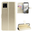 Retro Crazy Horse Texture Horizontal Flip Leather Case for Google Pixel 4XL, with Holder & Card Slots & Photo Frame(Gold)