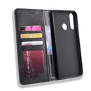 Magnetic Buckle Retro Crazy Horse Texture Horizontal Flip Leather Case for Wiko View 3 Pro, with Holder & Card Slots & Photo Frame(Black)