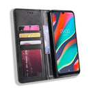 Magnetic Buckle Retro Crazy Horse Texture Horizontal Flip Leather Case for Wiko View 3 Pro, with Holder & Card Slots & Photo Frame(Black)